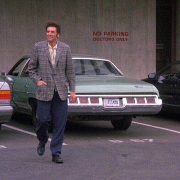 Seinfeld Kramer AS*S MAN Replica New York Vanity License Plate Tin Sign - Picture 3 of 8